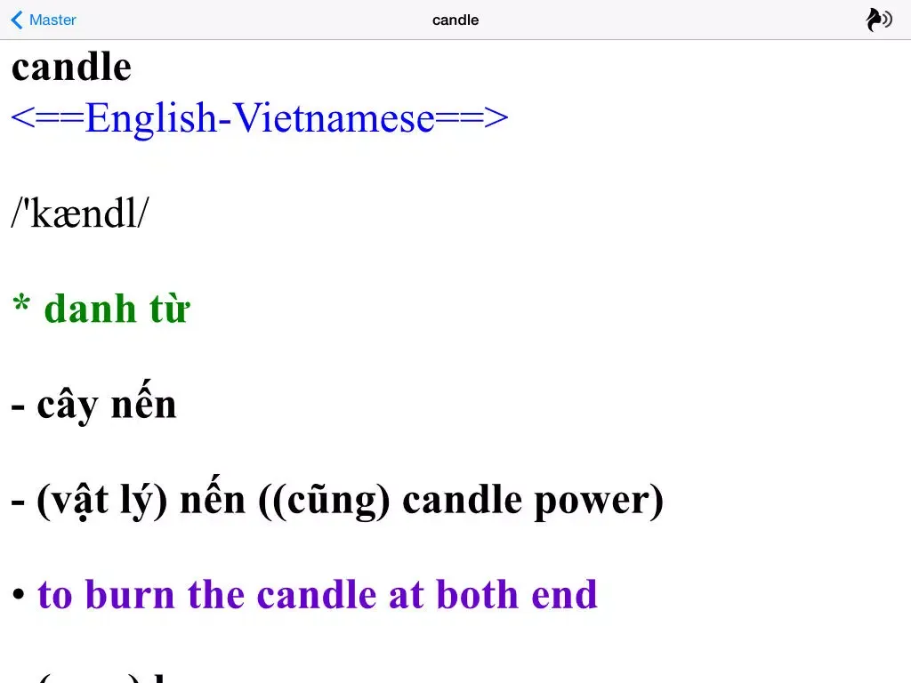 Bamboo Dict English-Vietnamese All In One iPad  স্ক্রিনশট