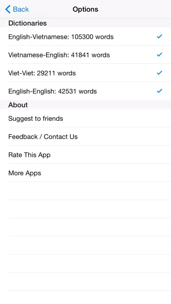 Bamboo Dict English-Vietnamese All In One স্ক্রিনশট