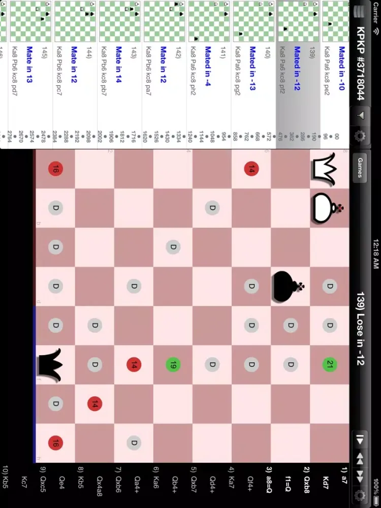 Zrzuty ekranu Koala - Chess Endgame 3-4 Men iPad 