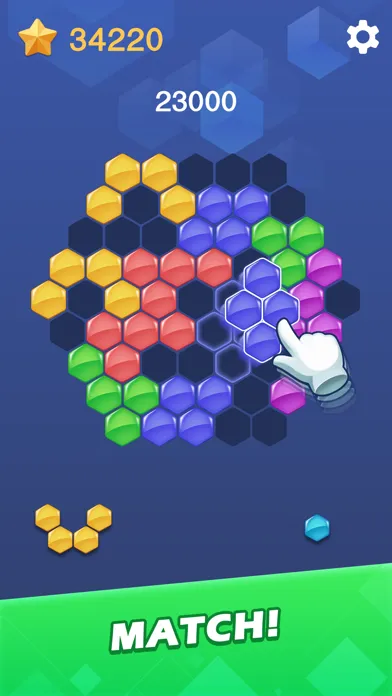 Tangkapan skrin Six Puzzle