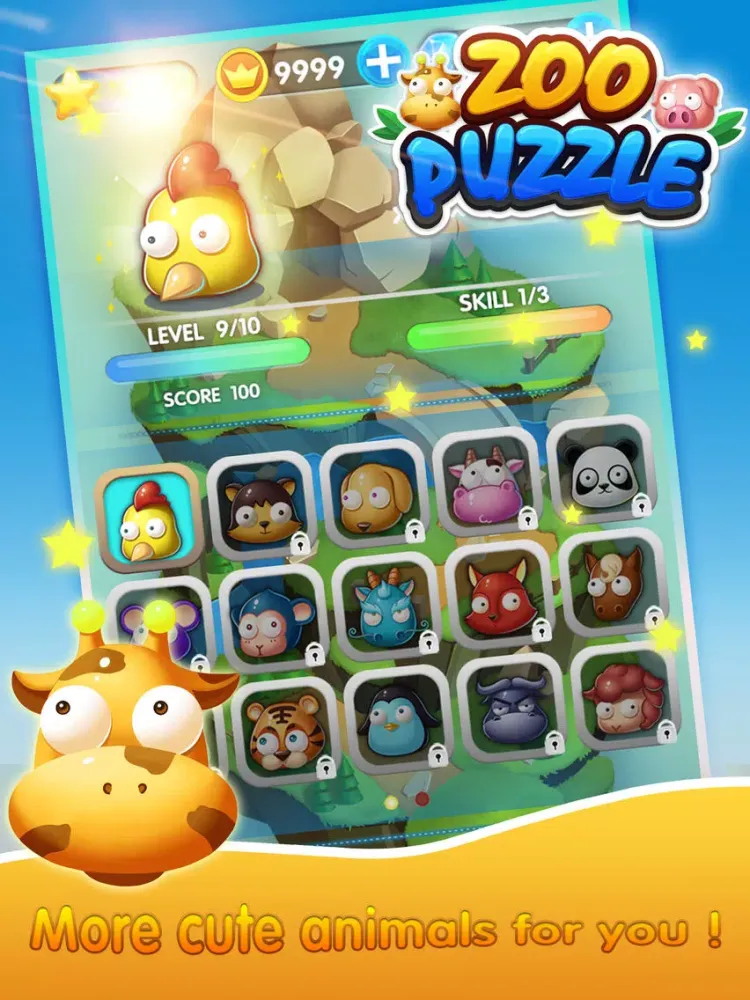 Zoo Puzzle! iPad  Screenshots