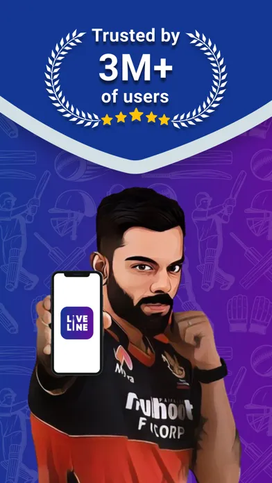 Tangkapan skrin CricScore : Live Score & News
