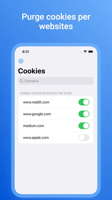 Cookie DNT Privacy for Safari 스크린샷