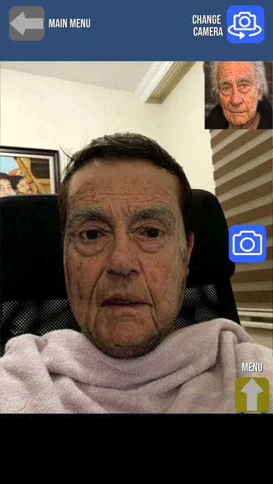 Tangkapan skrin Future Old Age Predict