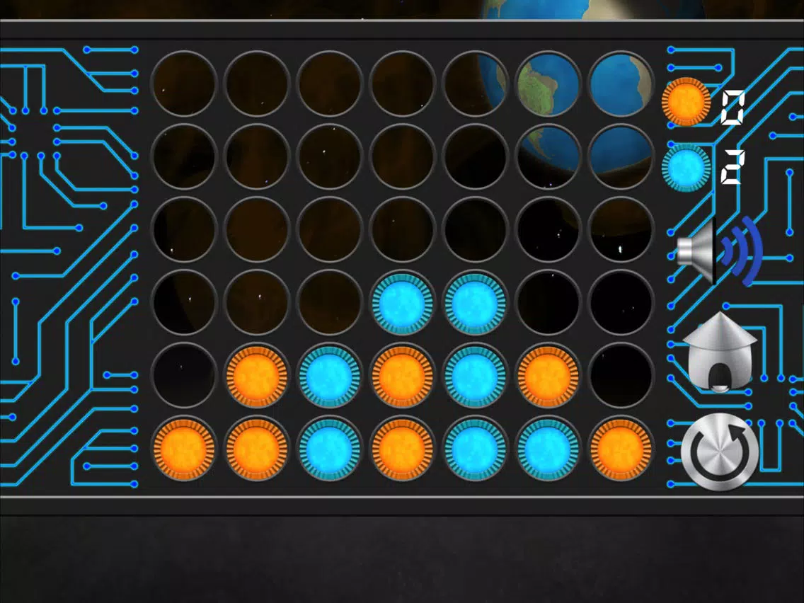 Screenshot di 4 in a row from x-ray game iPad 