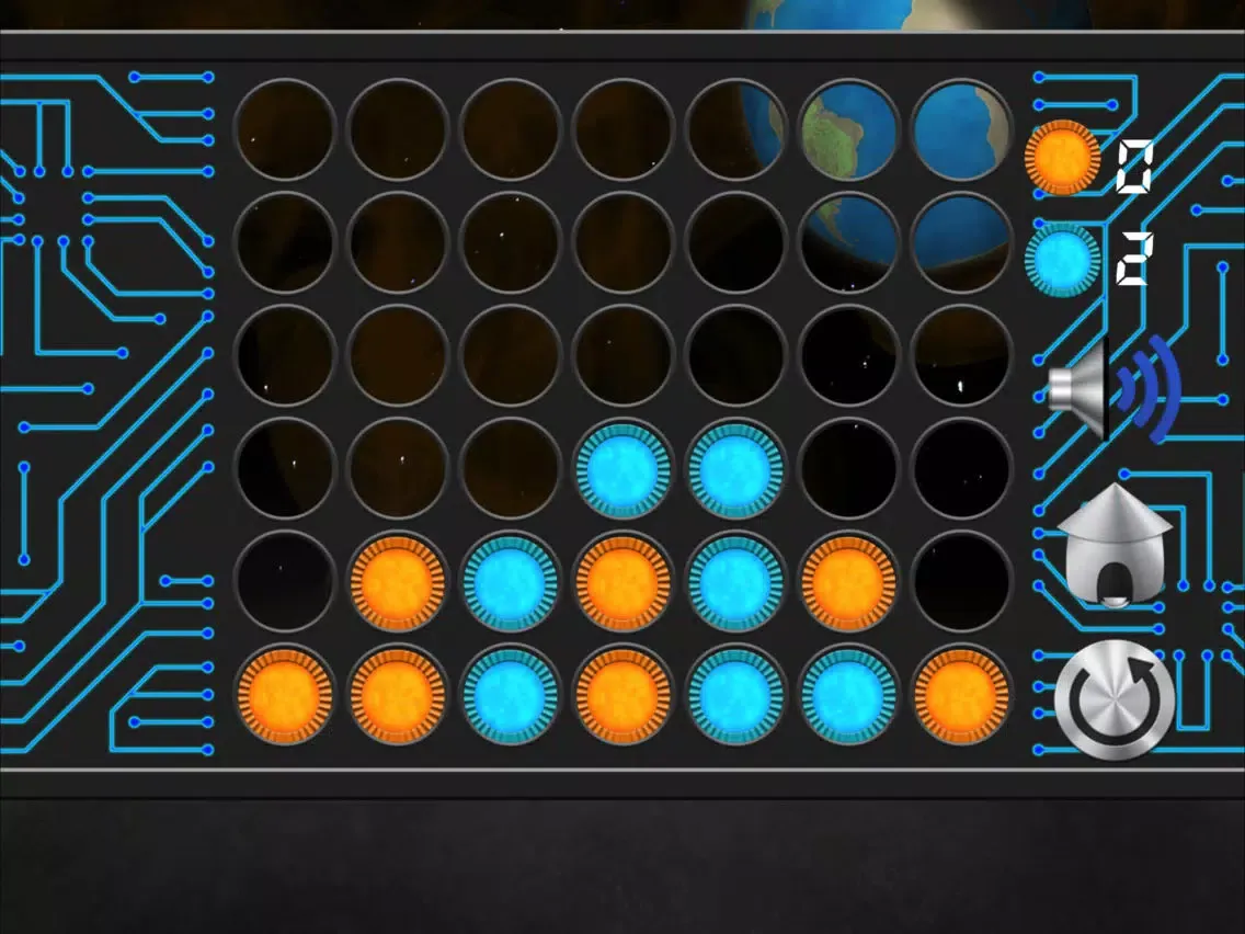 4 in a row from x-ray game iPad  Screenshots