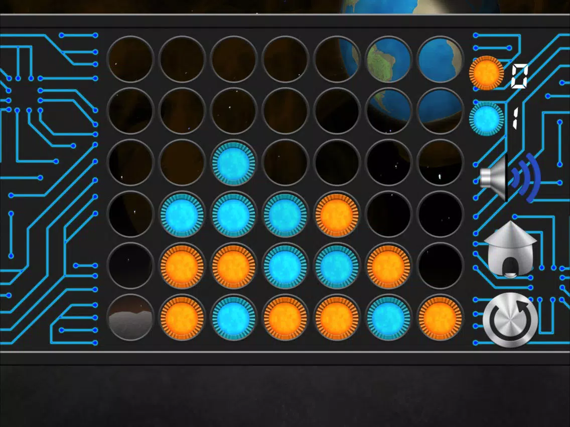Screenshot di 4 in a row from x-ray game iPad 