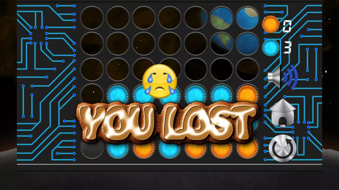Screenshot di 4 in a row from x-ray game