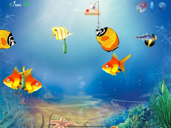 Cute Cat Fishing iPad  Screenshots