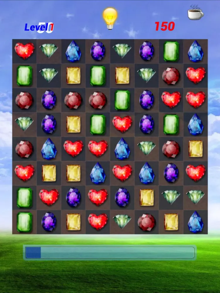 Jewels Match-3 iPad  سکرین شاٹس