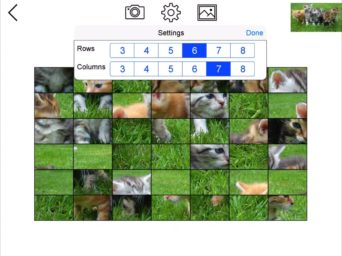 Captures d'écran de Jigsaw Puzzle Fans iPad 