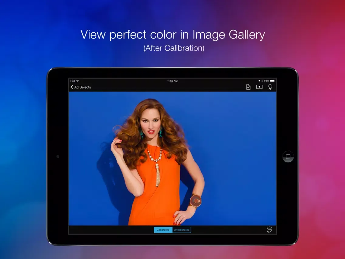 ภาพหน้าจอของ ColorTRUE iPad 