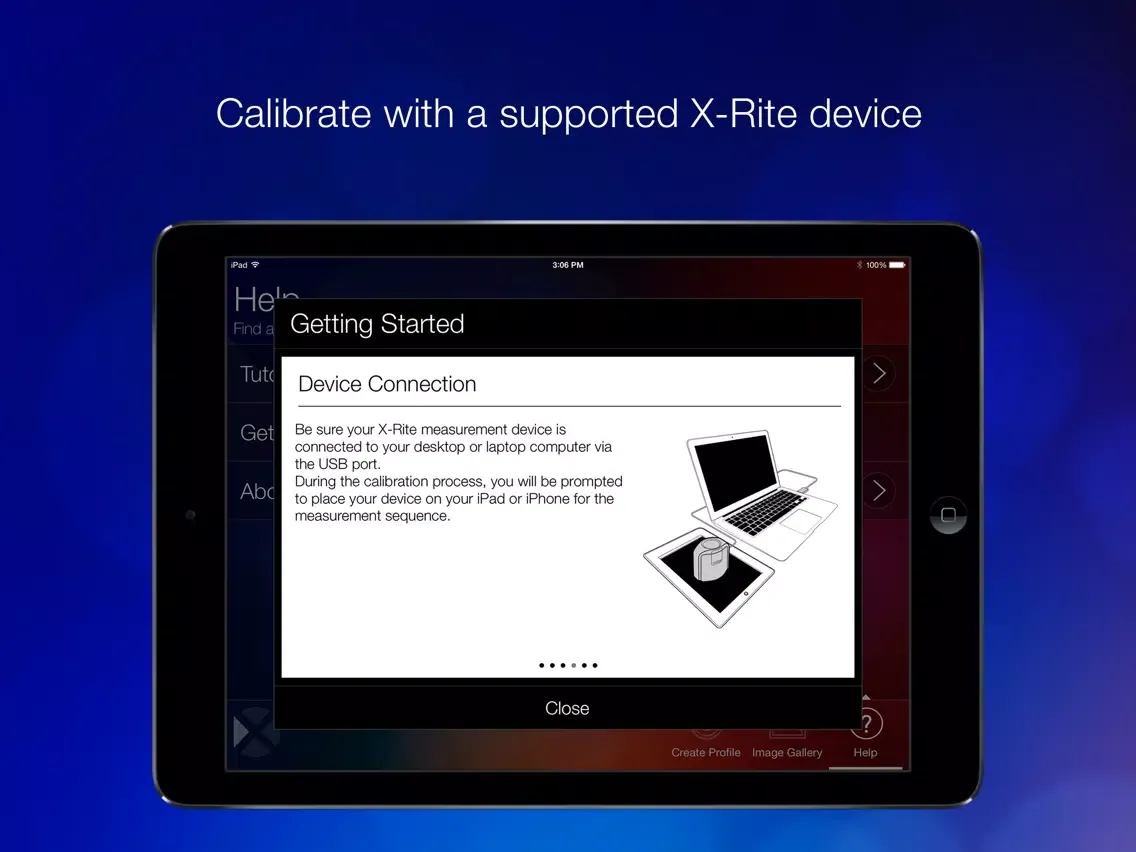 ภาพหน้าจอของ ColorTRUE iPad 