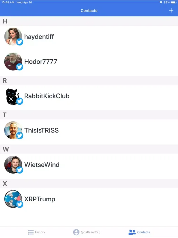 XRP Tip Bot iPad  स्क्रीनशॉट