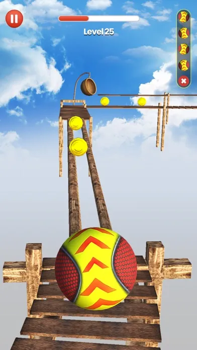 Tangkapan layar Rolling Sky: Balls Racing Game