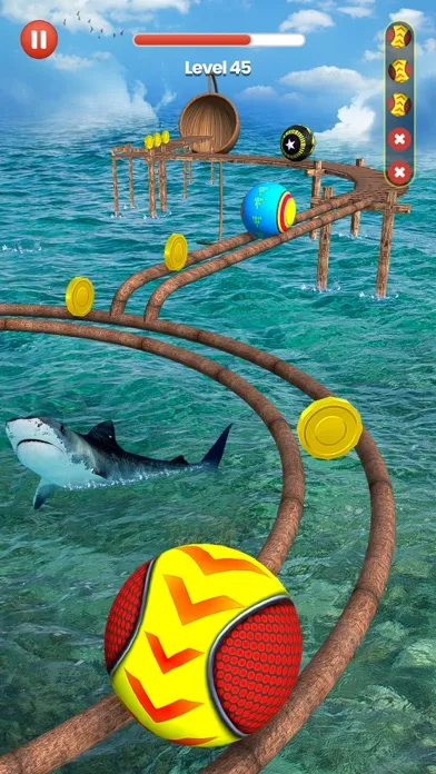 Tangkapan layar Rolling Sky: Balls Racing Game