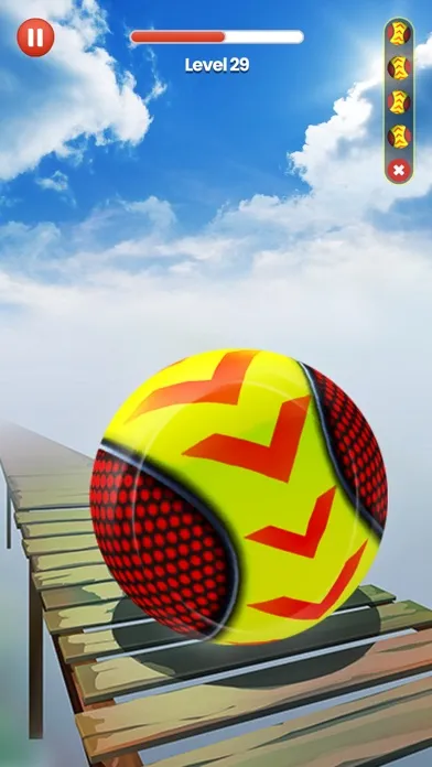 Tangkapan layar Rolling Sky: Balls Racing Game