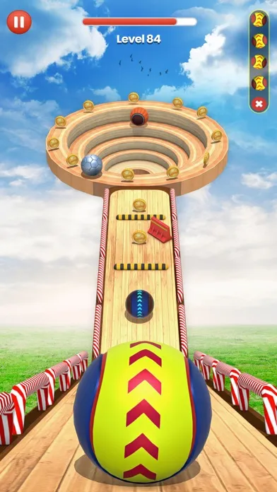 Tangkapan layar Rolling Sky: Balls Racing Game