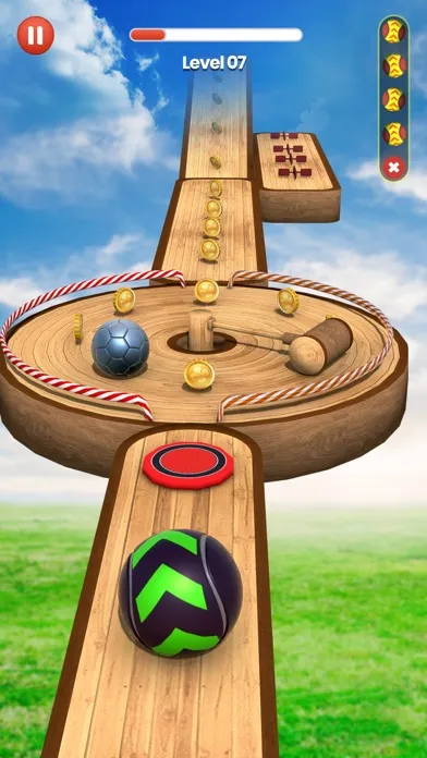 Tangkapan layar Rolling Sky: Balls Racing Game