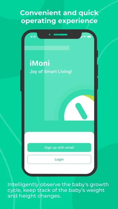 Capturas de pantalla de iMoni Health - track your body