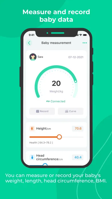 Capturas de pantalla de iMoni Health - track your body