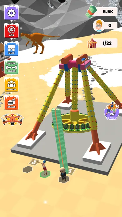 Theme Park Idle Tycoon Games स्क्रीनशॉट
