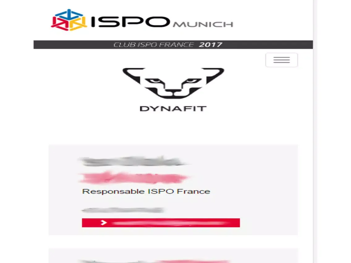 Tangkapan layar ISPO - Je vais à Munich 2017 iPad 