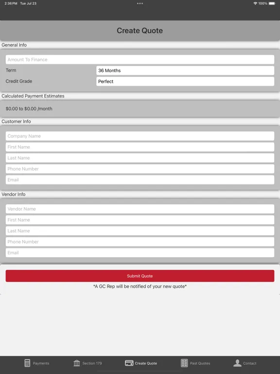 Geneva Capital Tools iPad  سکرین شاٹس