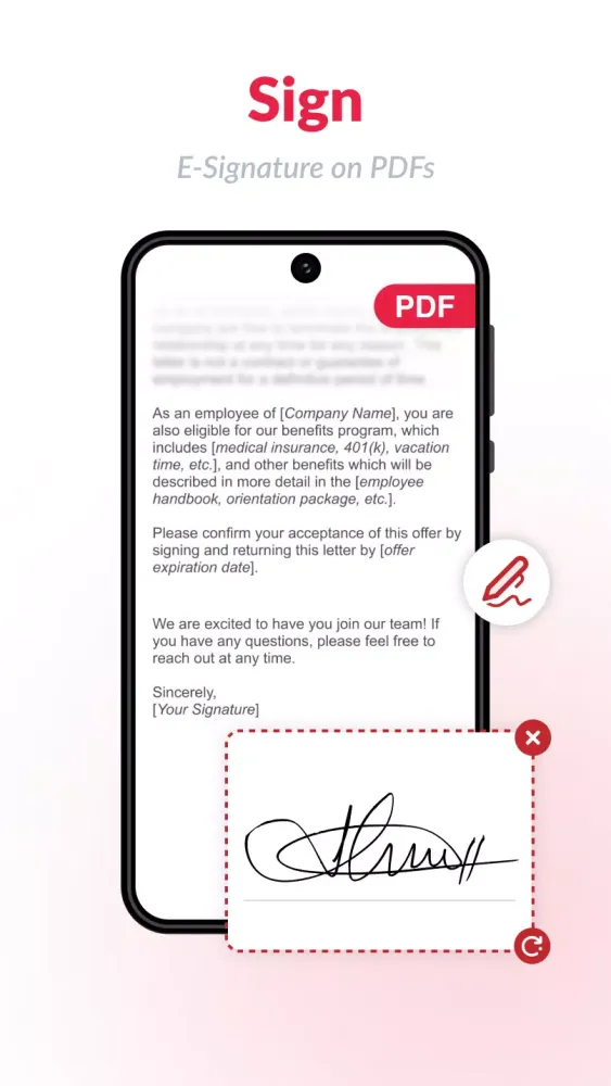 ภาพหน้าจอของ PDF Editor: Edit PDF, Sign PDF