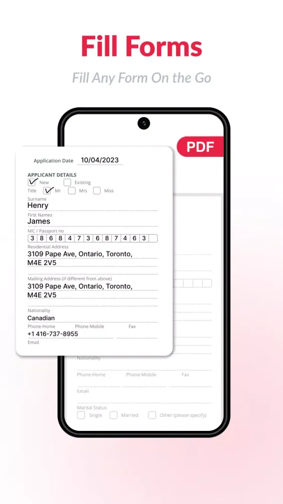 ภาพหน้าจอของ PDF Editor: Edit PDF, Sign PDF