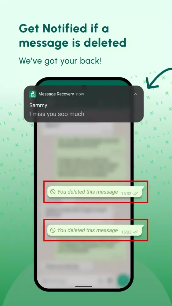 Deleted Messages Recovery App Screenshots