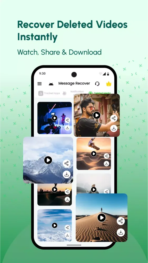Deleted Messages Recovery App Screenshots