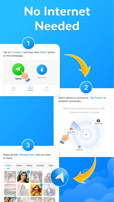 Tangkapan skrin ShareMe: iShare File Transfer