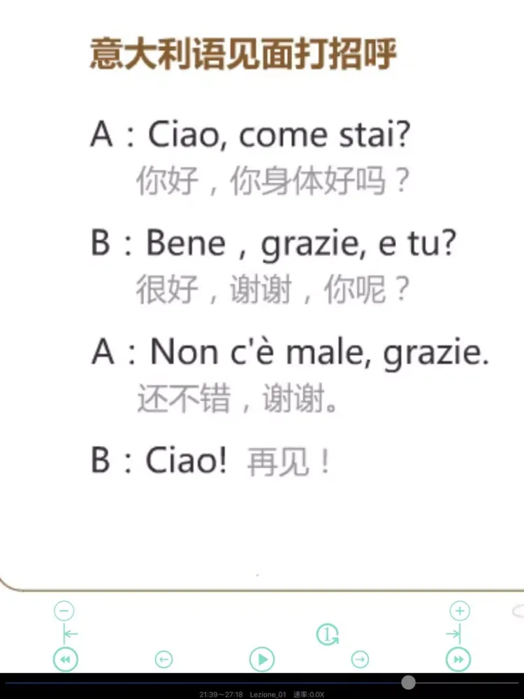Capturas de tela do Handsome - Learn Italian iPad 