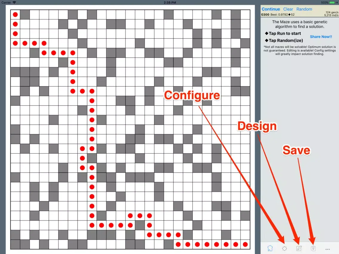 Genetic Maze iPad 應用截圖