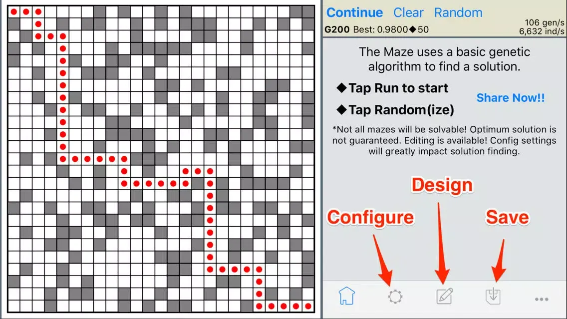 Genetic Maze應用截圖