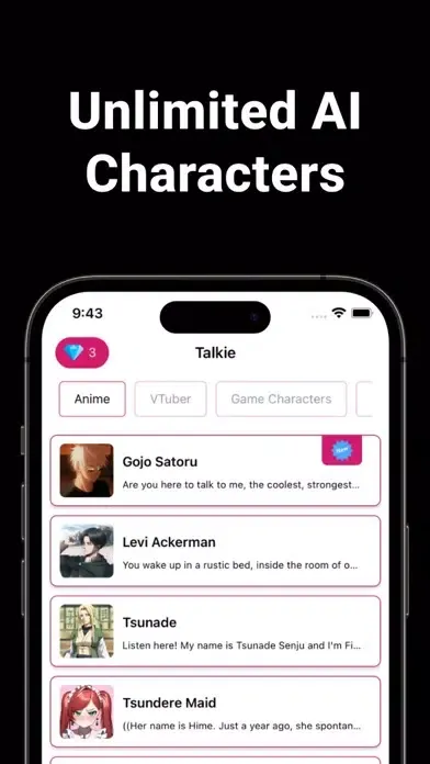 Скриншоты AI Character - Chat, AI