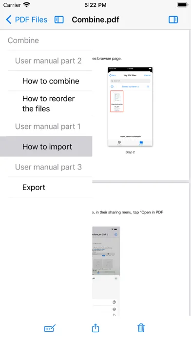 PDF Combiner - file merger應用截圖