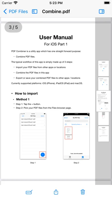 PDF Combiner - file merger應用截圖