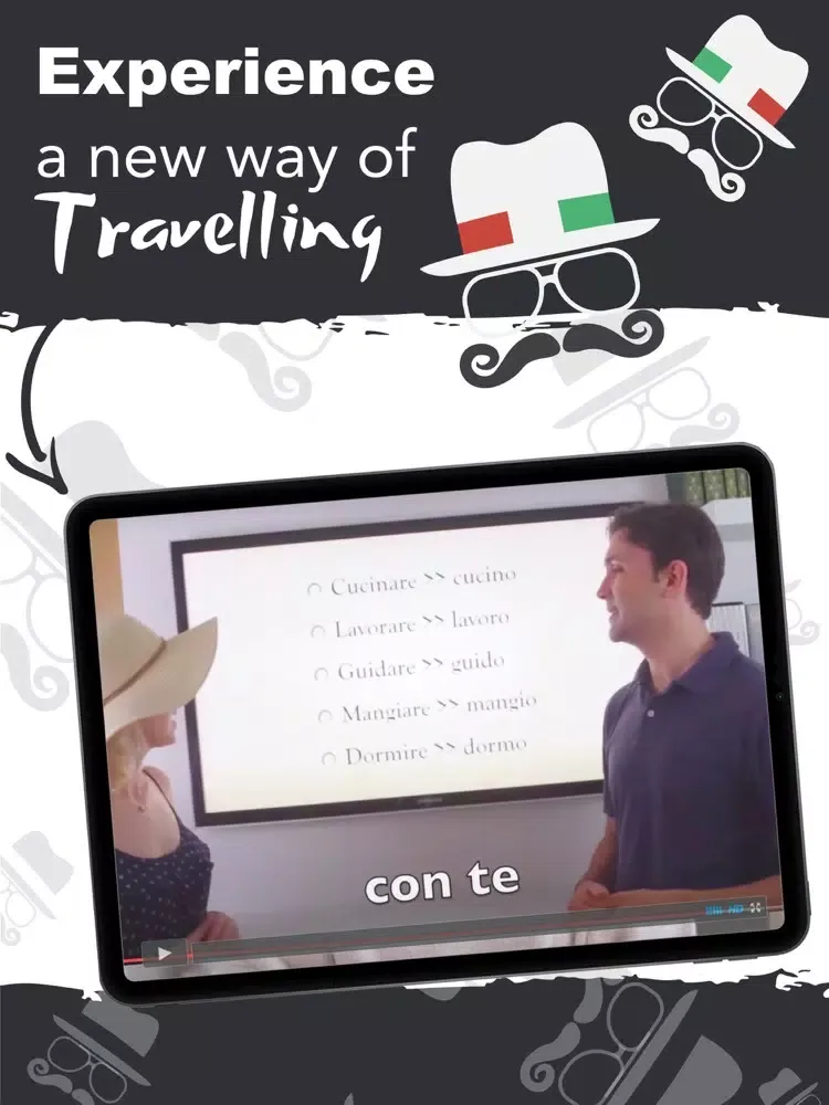 Capturas de tela do Learn Italian Italy Languages iPad 