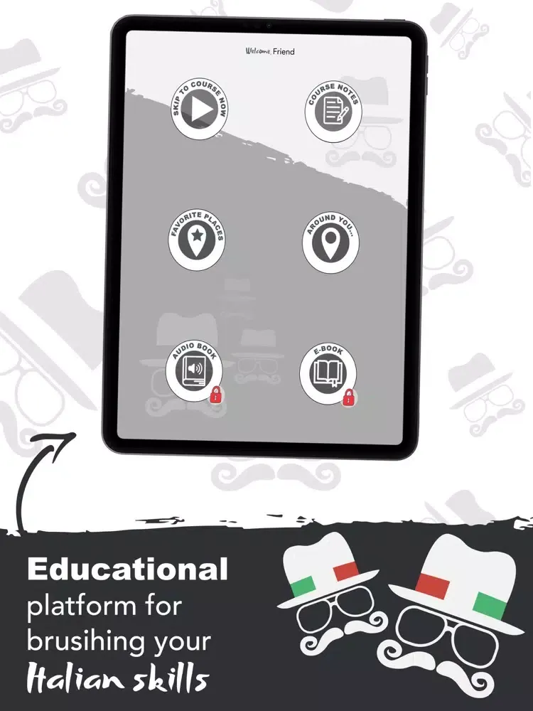 Capturas de tela do Learn Italian Italy Languages iPad 