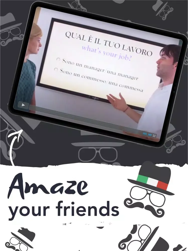Capturas de tela do Learn Italian Italy Languages iPad 