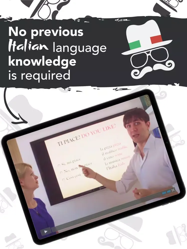 Capturas de tela do Learn Italian Italy Languages iPad 