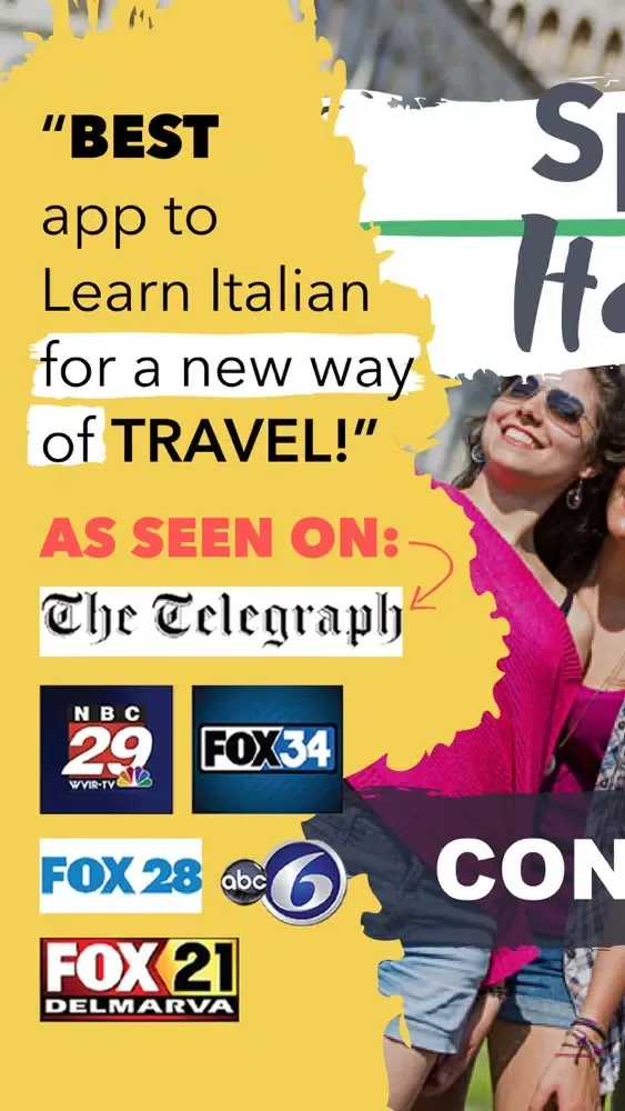 Capturas de tela do Learn Italian Italy Languages