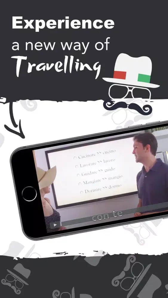 Capturas de tela do Learn Italian Italy Languages