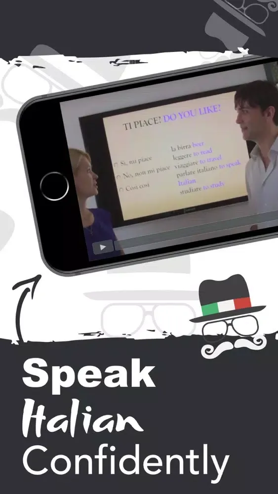 Capturas de tela do Learn Italian Italy Languages