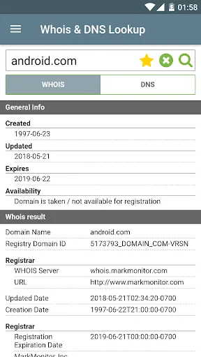 Whois & DNS Lookup - Domain/IP應用截圖