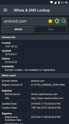 Whois & DNS Lookup - Domain/IP應用截圖