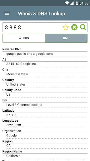 Whois & DNS Lookup - Domain/IP應用截圖