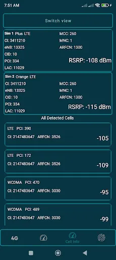 Force LTE Only (4G/5G) スクリーンショット